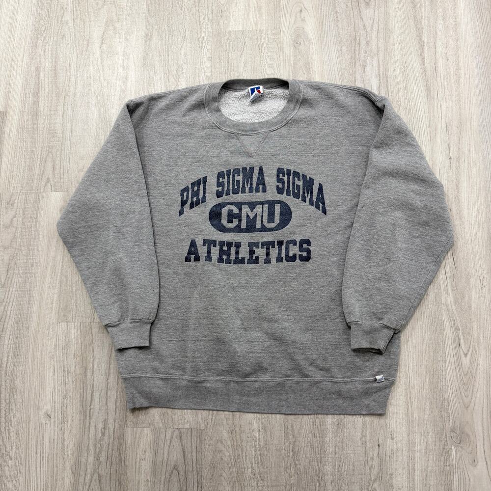 Vintage Central Michigan Phi Sigma Sigma Sweatshirt Size 2XL (fits like XL).
